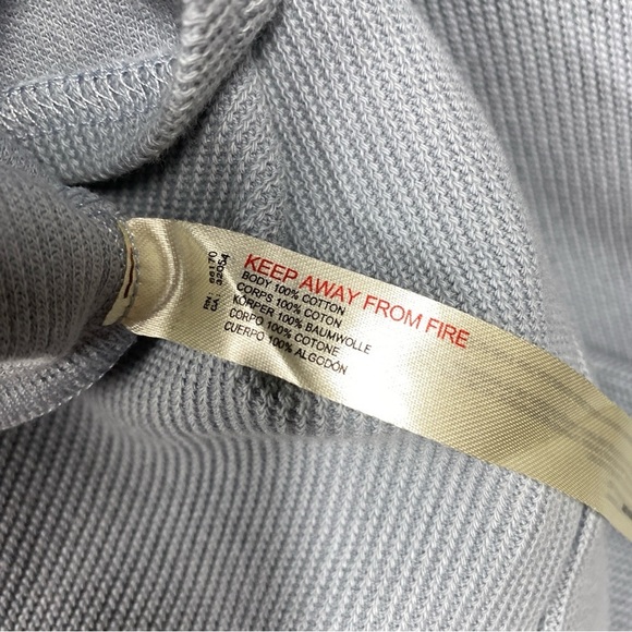 Free People Beach Avenue Cotton Double V Neck Knit Wide Leg Jumpsuit Size L - Picture 8 of 9